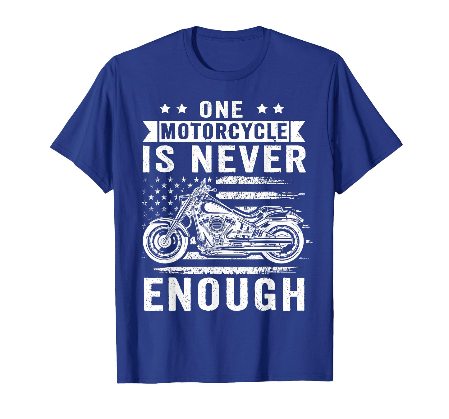 One Motorcycle is Never Enough Funny Grandpas Biker Rider T-Shirt