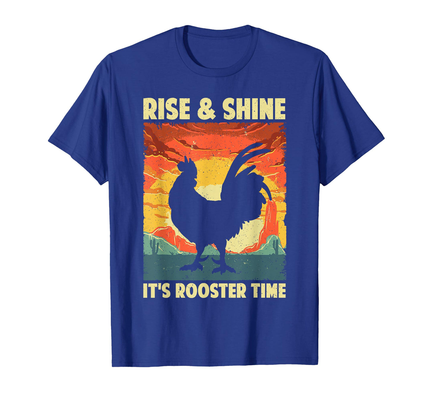 Funny Chicken Rooster Design For Men Women Rooster Lover T-Shirt