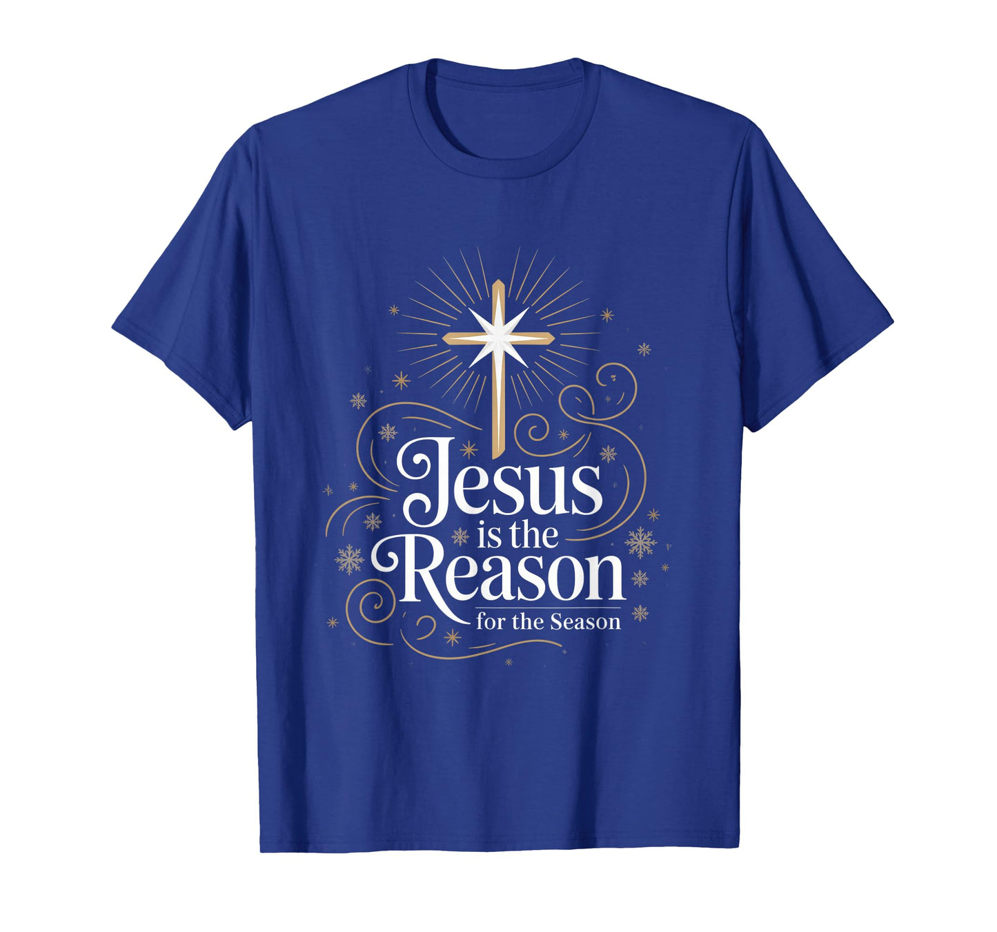 Jesus is The Reason for The Season Christian Christmas T-Shirt