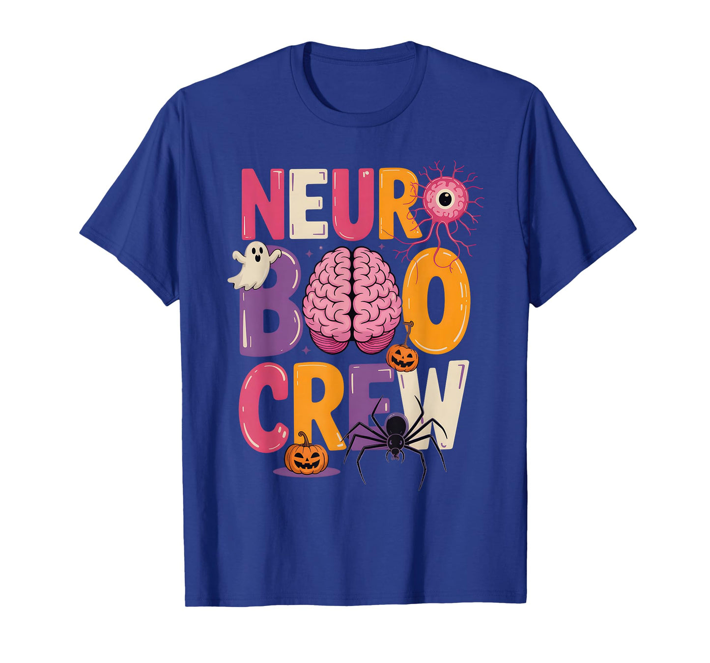 Neuro Boo Crew Halloween Anatomical Brain Anatomy Neurology T-Shirt