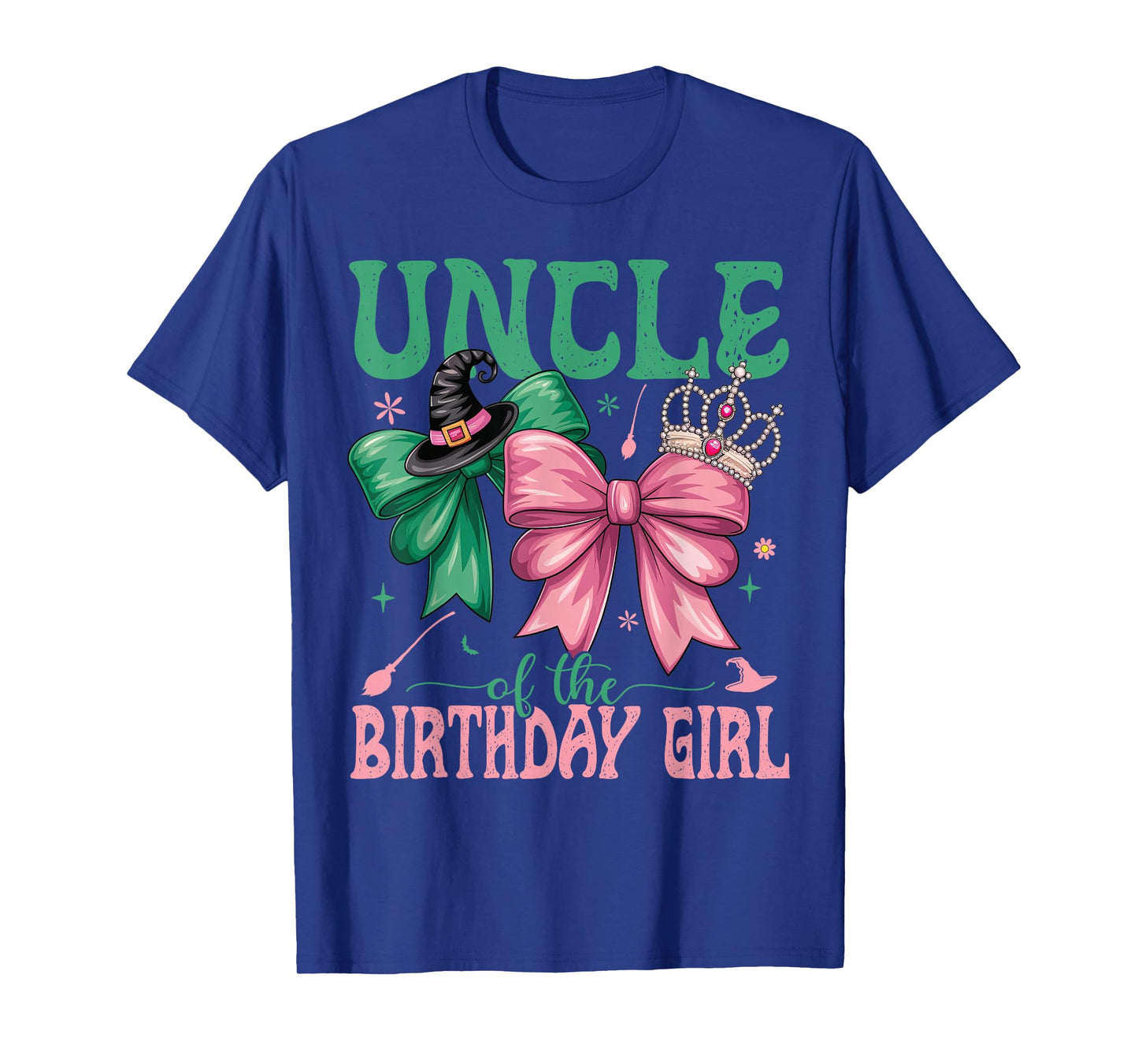 Uncle of The Birthday Girl Matching Witch Family Bday Part T-Shirt