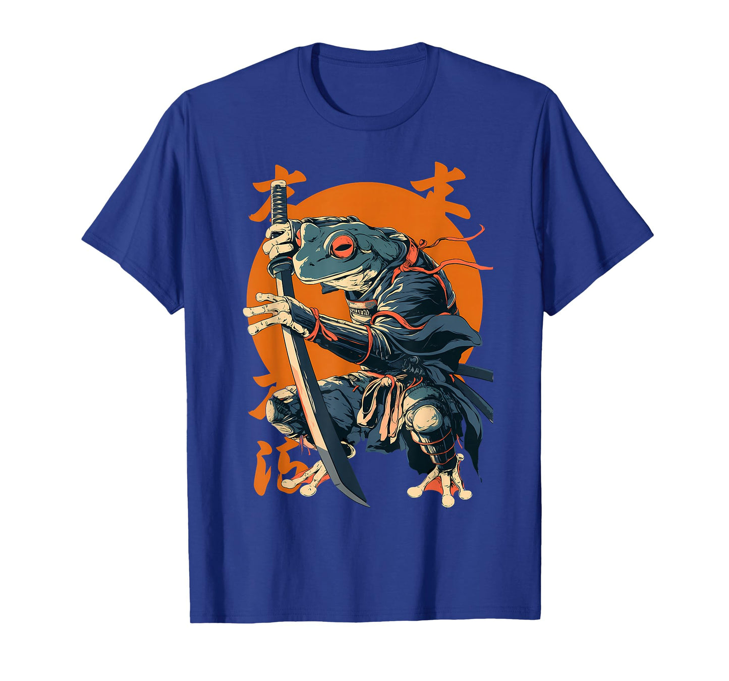 Samurai Frog Japanese Kanji Samurai Frog T-Shirt