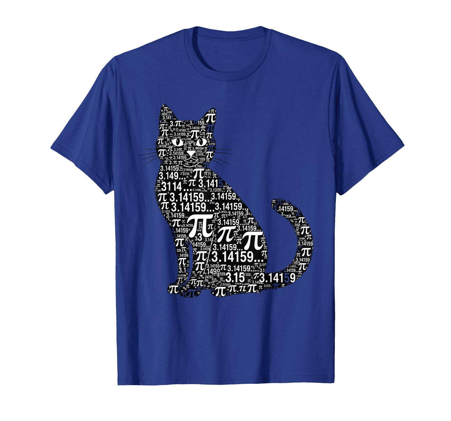 Funny Pi Cat Math Lover Geek Design T-Shirt