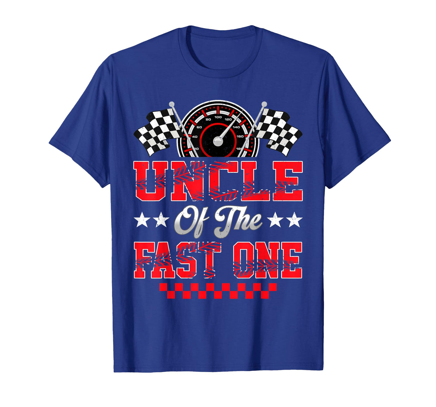 Race Car Birthday Party Uncle of The Fast One T-Shirt