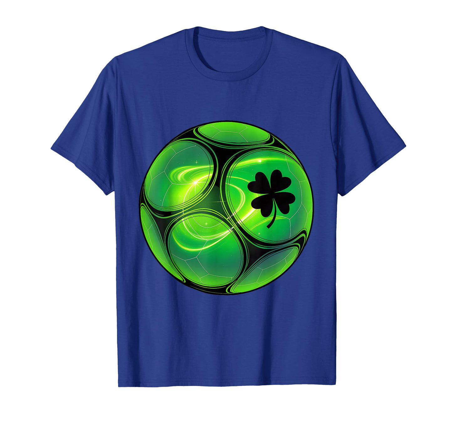 Soccer Shamrock Lucky Clover Irish St Patrick's Day Boys T-Shirt