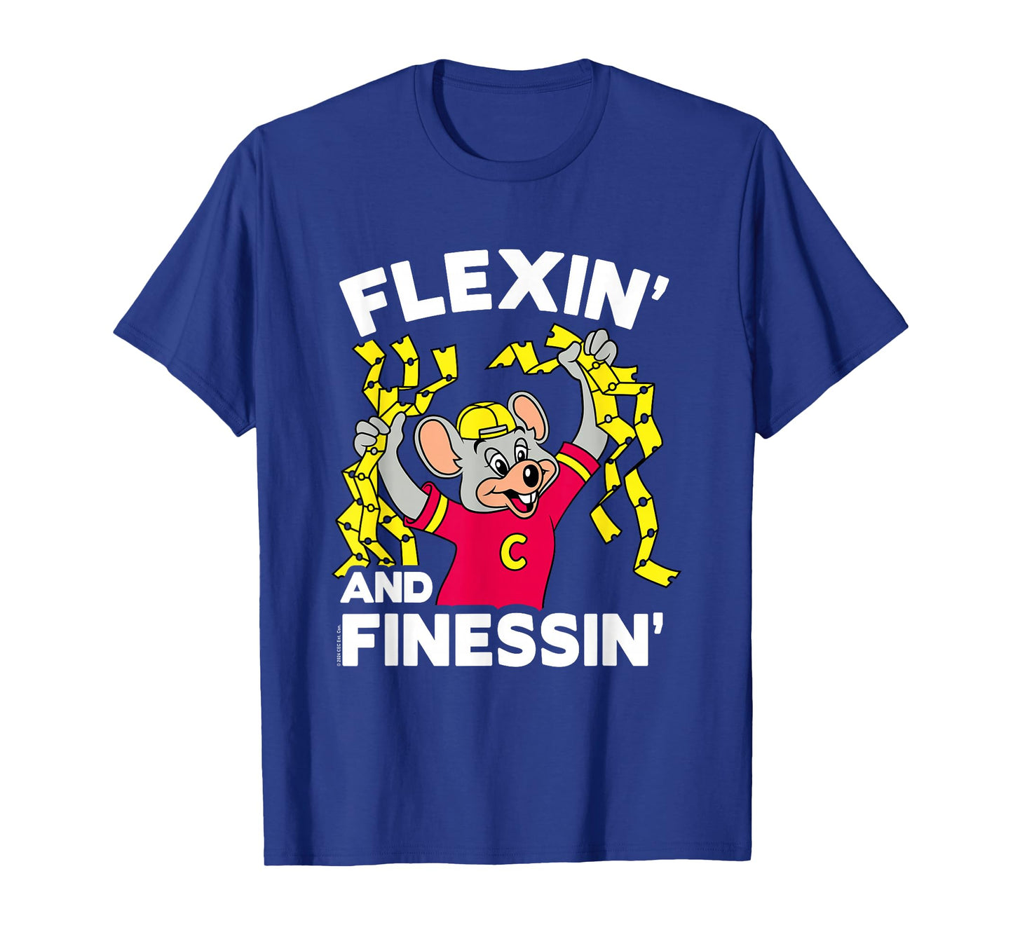 Chuck E. Cheese Flexin' And Finessin' Handful Of Tickets T-Shirt