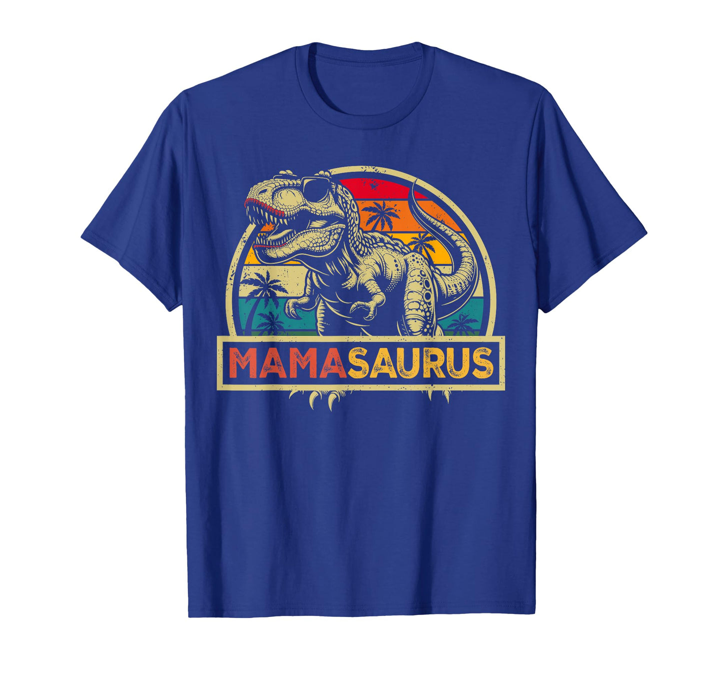Mamasaurus T Rex Dinosaur Mama Saurus Family Matching T-Shirt