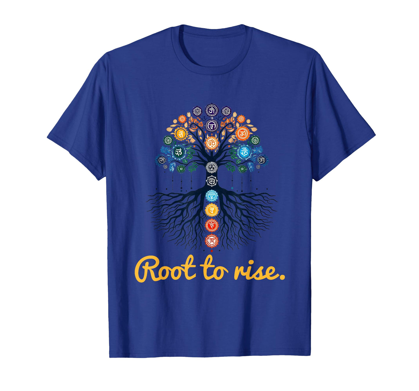 Tree Chakras ~ Root to Rise ~ Zen Yoga Chakra Meditation ~ T-Shirt