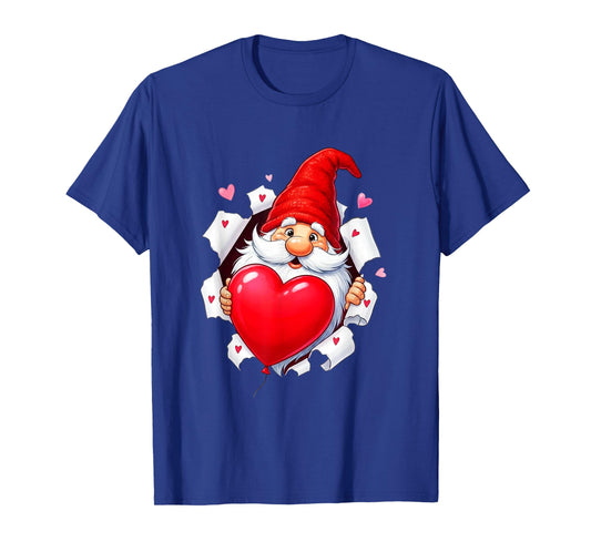 Happy Valentine's Day Gnomes Love Heart T-Shirt