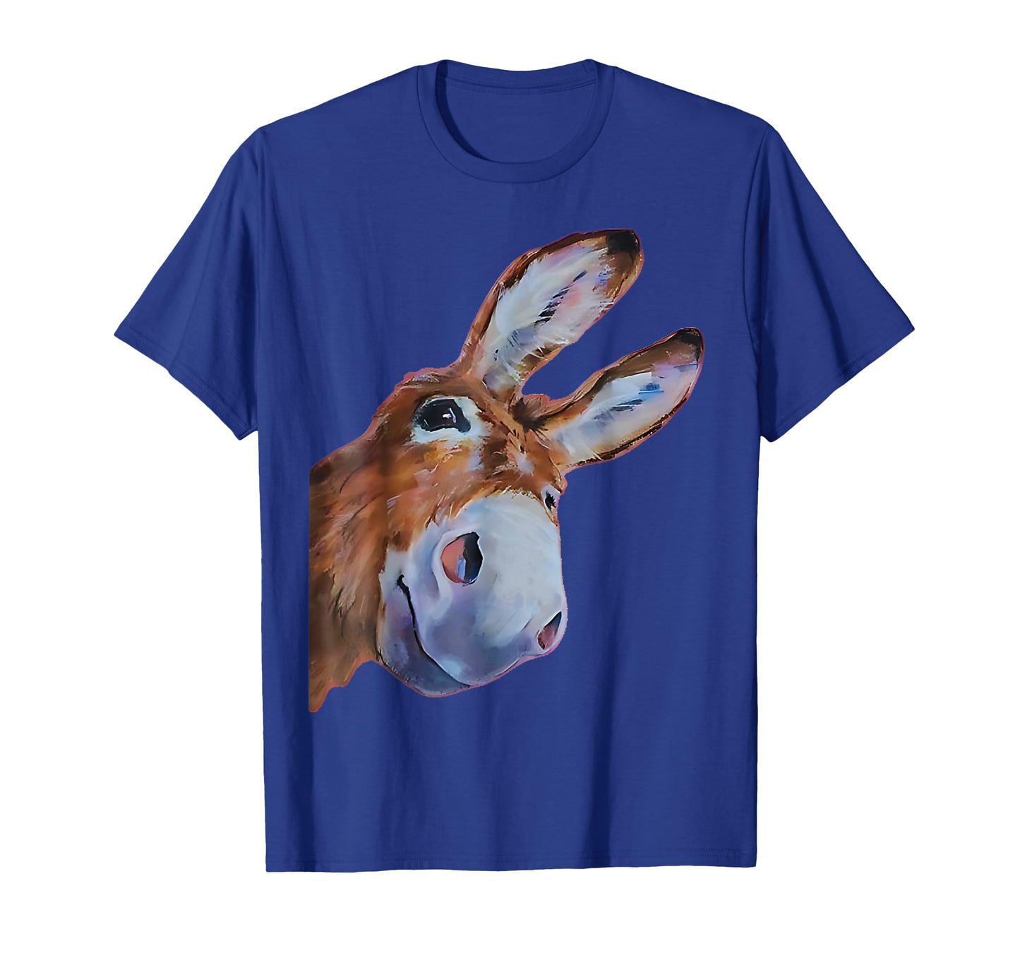 Funny Donkey Art Donkey Head Smile Eagerly Donkey Lover Men T-Shirt