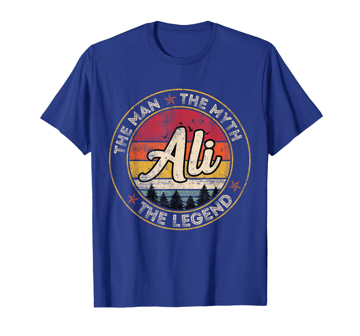 Ali The Man The Myth The Legend Personalized Name T-Shirt
