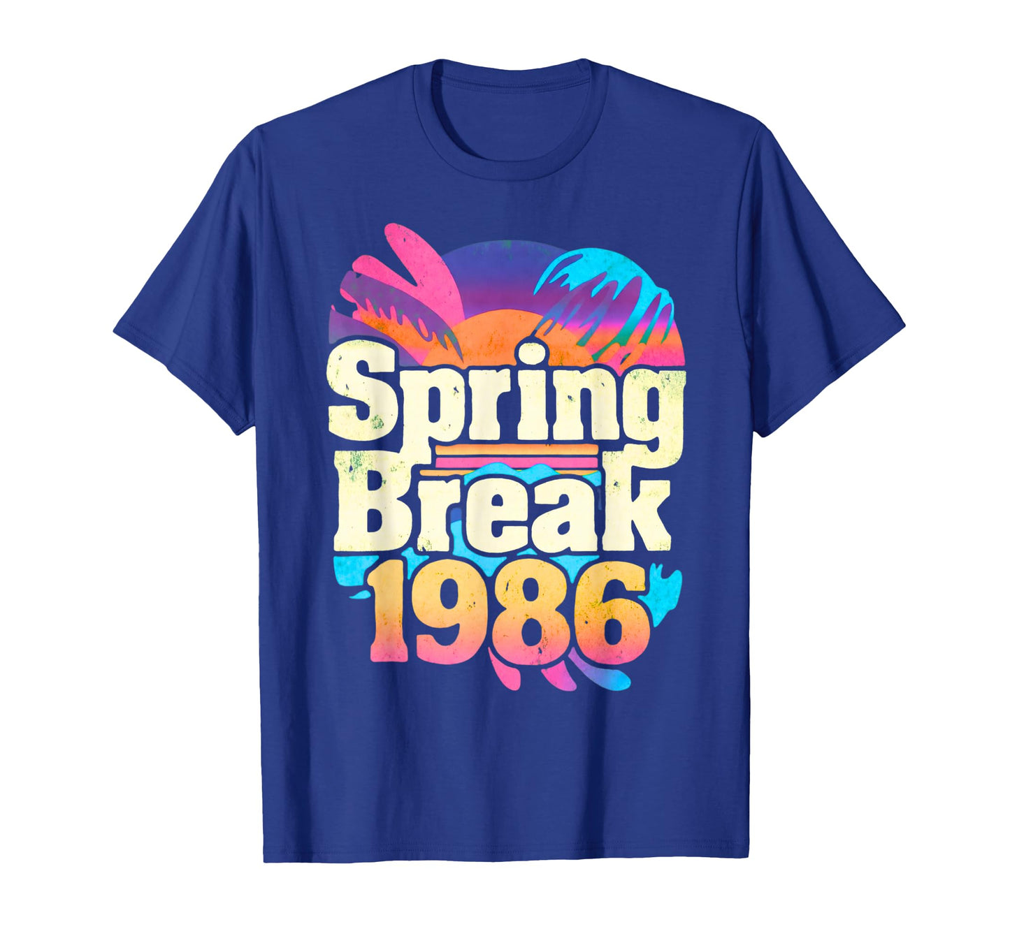 Vintage Throwback Spring Break 1986 Beach Party T-Shirt