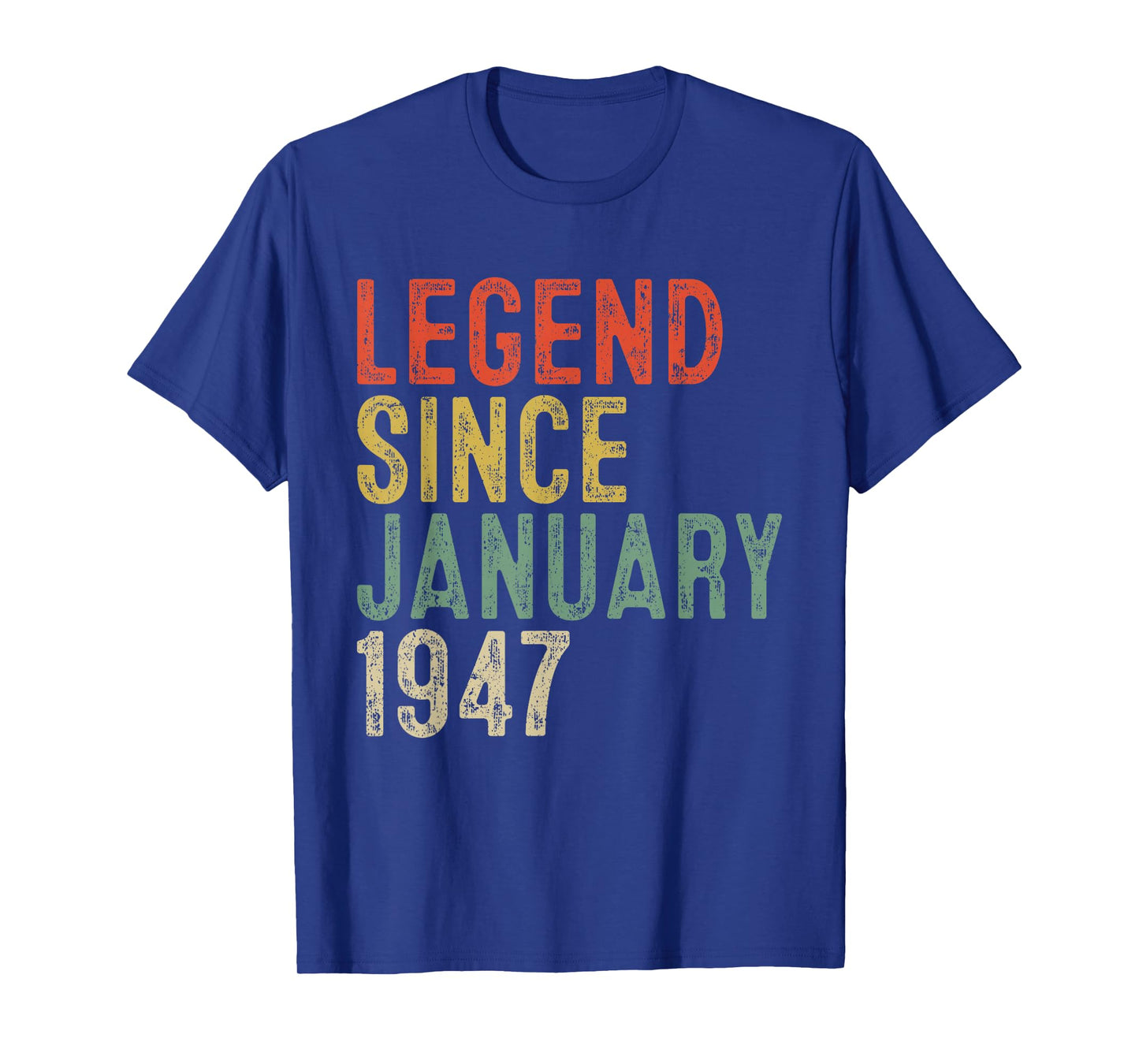 Legend Since January 1947 79th Birthday Gifts 79 Year Old T-Shirt