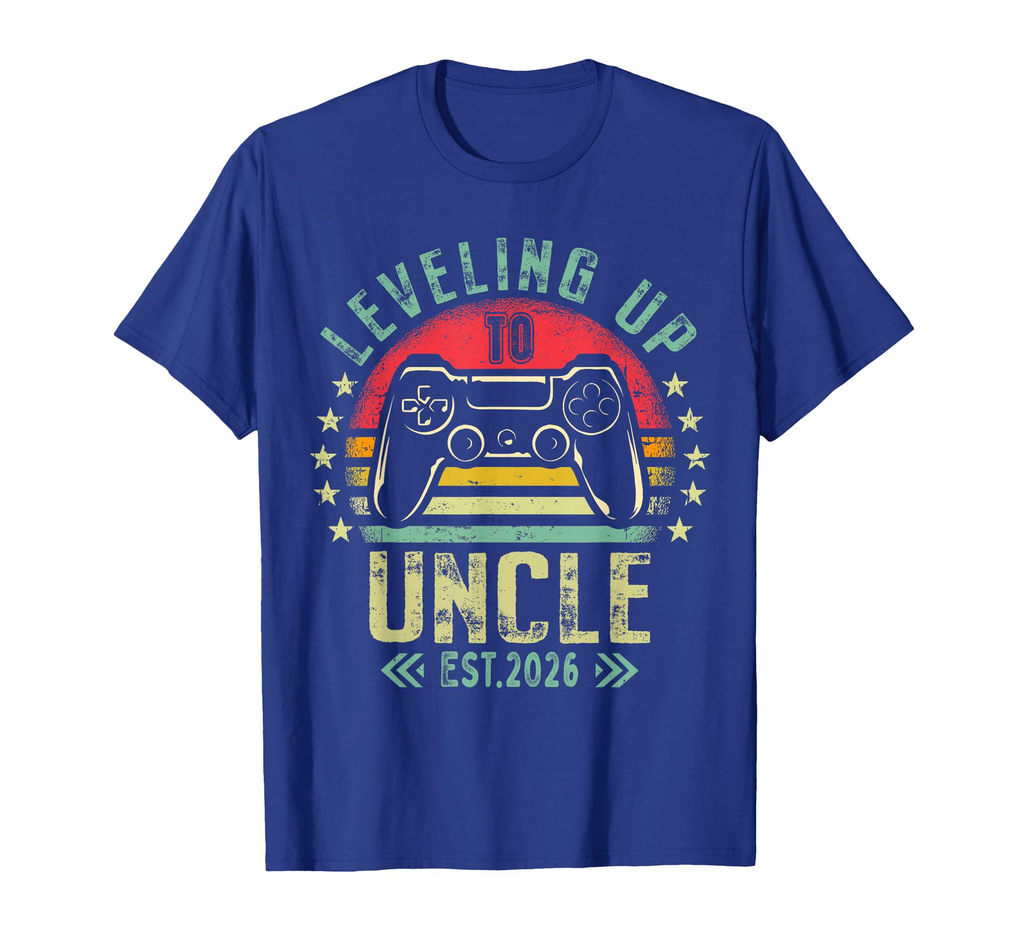 Leveling up to Uncle 2026 Funny Gamer Soon to Be Uncle T-Shirt