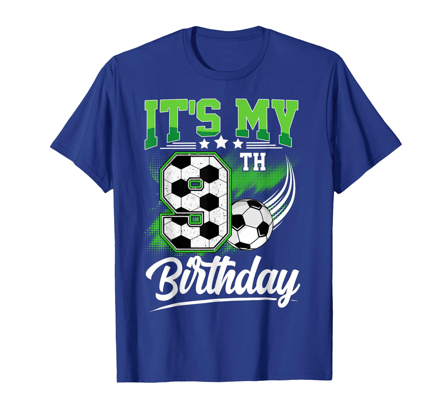 It's My 9th Birthday Boy Soccer Ball 9 Year Old Birthday T-Shirt