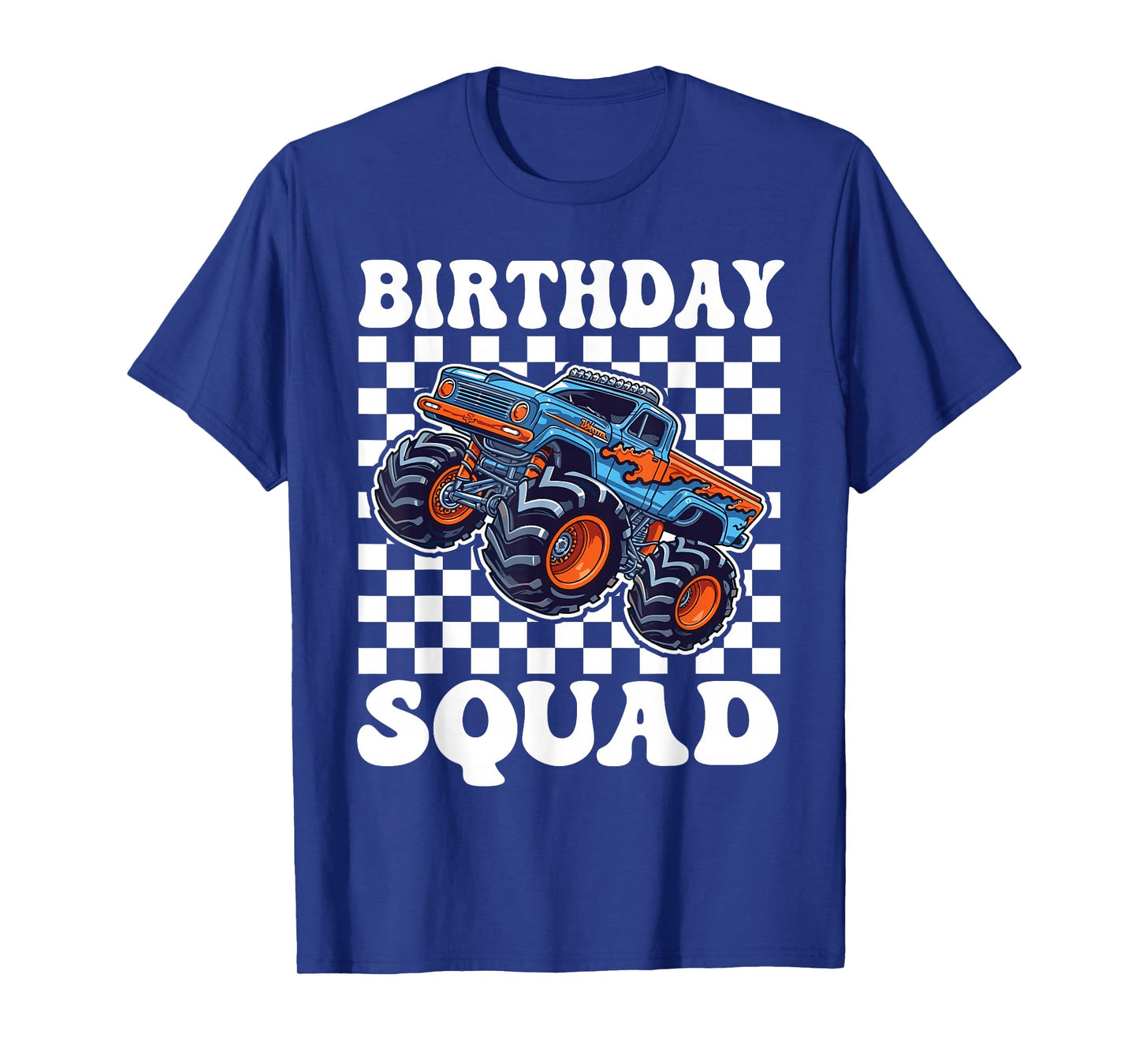 Monster Truck for Toddlers - Birthday Squad Monster Truck T-Shirt