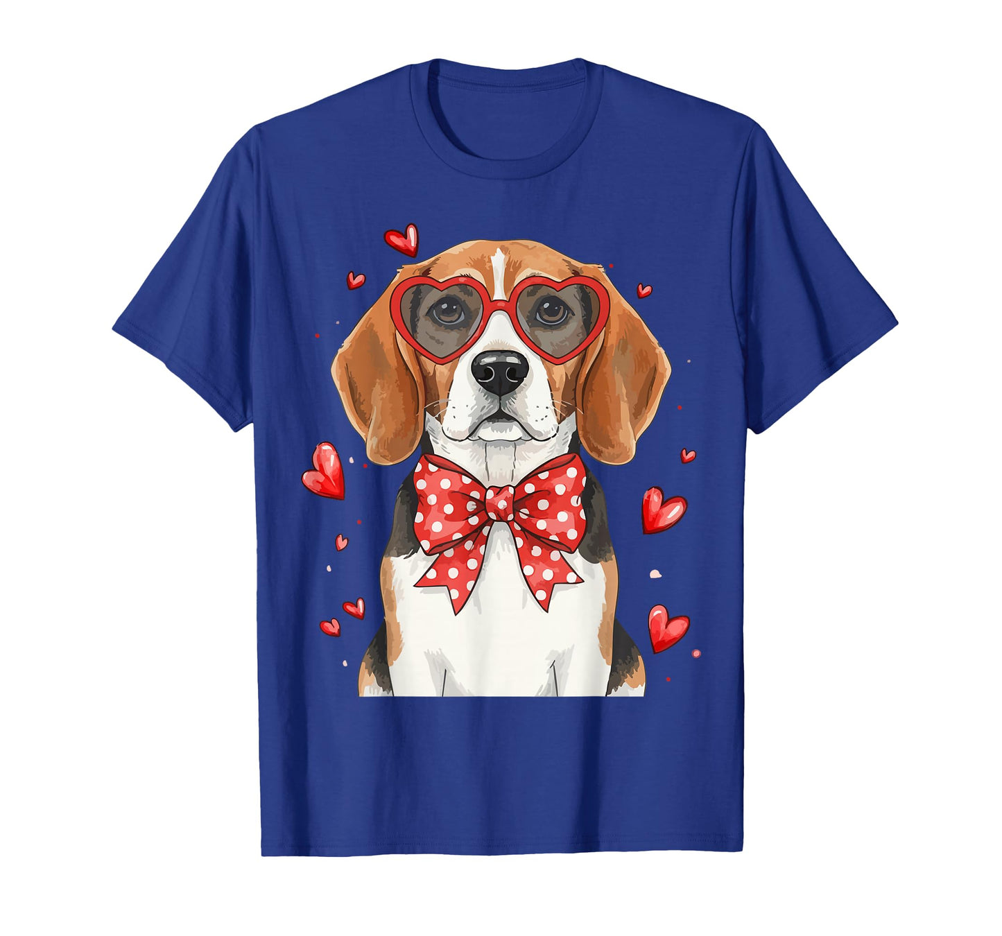 Cute Beagle Dog Heart Love Valentine Pet Animal Lovers T-Shirt
