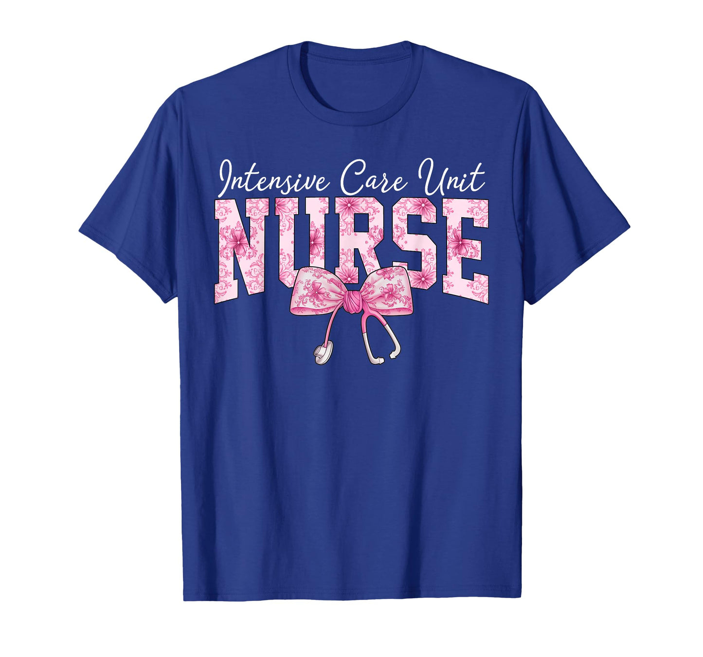 ICU Nurse Retro Intensive Care Unit Nurse Crew Women Men T-Shirt