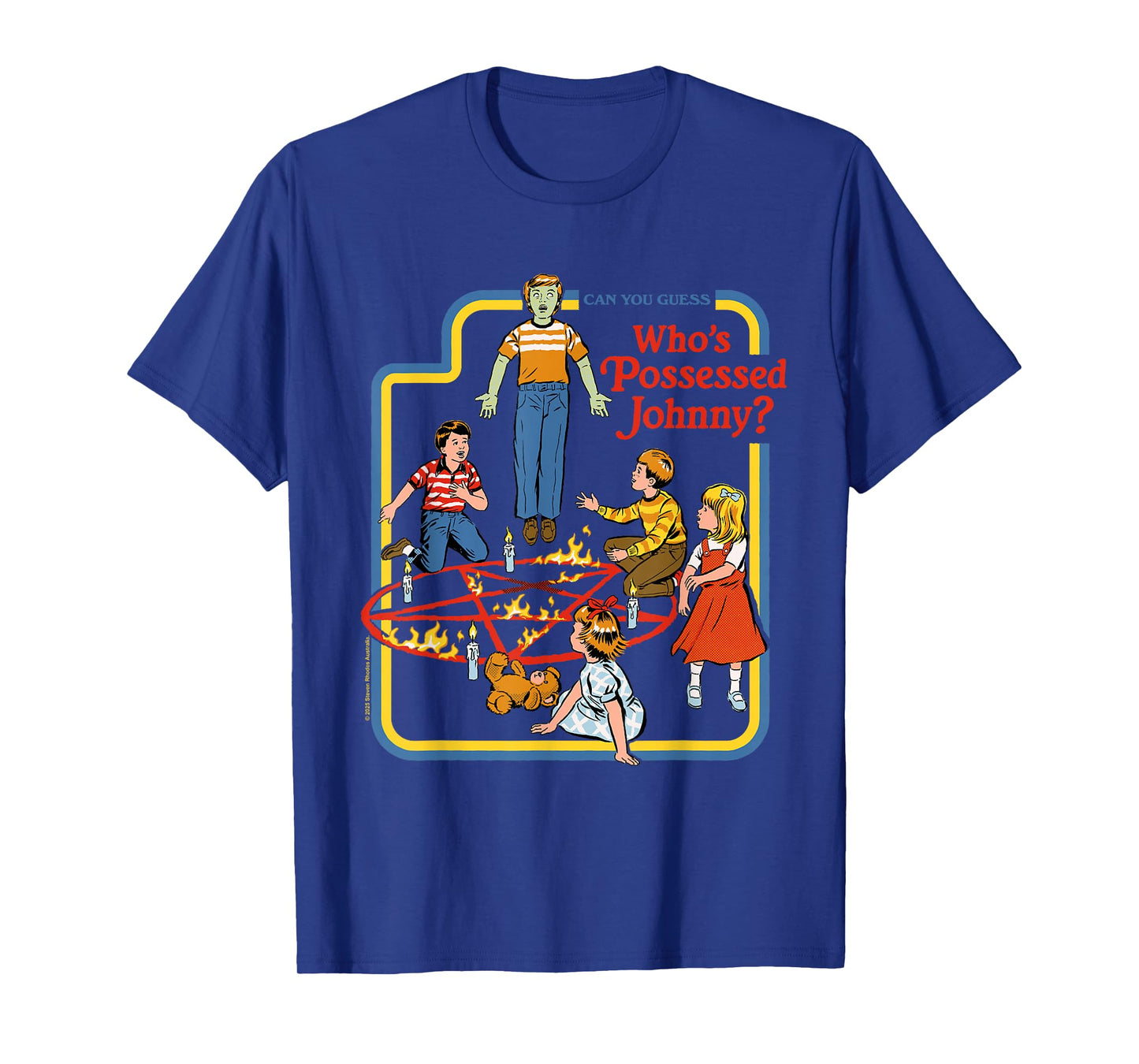 Possessed Johnny Sarcastic Retro Vintage Funny Adult Humor T-Shirt