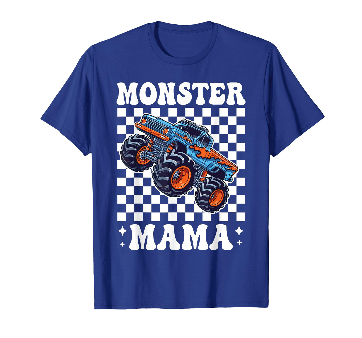 Monster Truck Mama Family Matching Monster Trucks Birthday T-Shirt