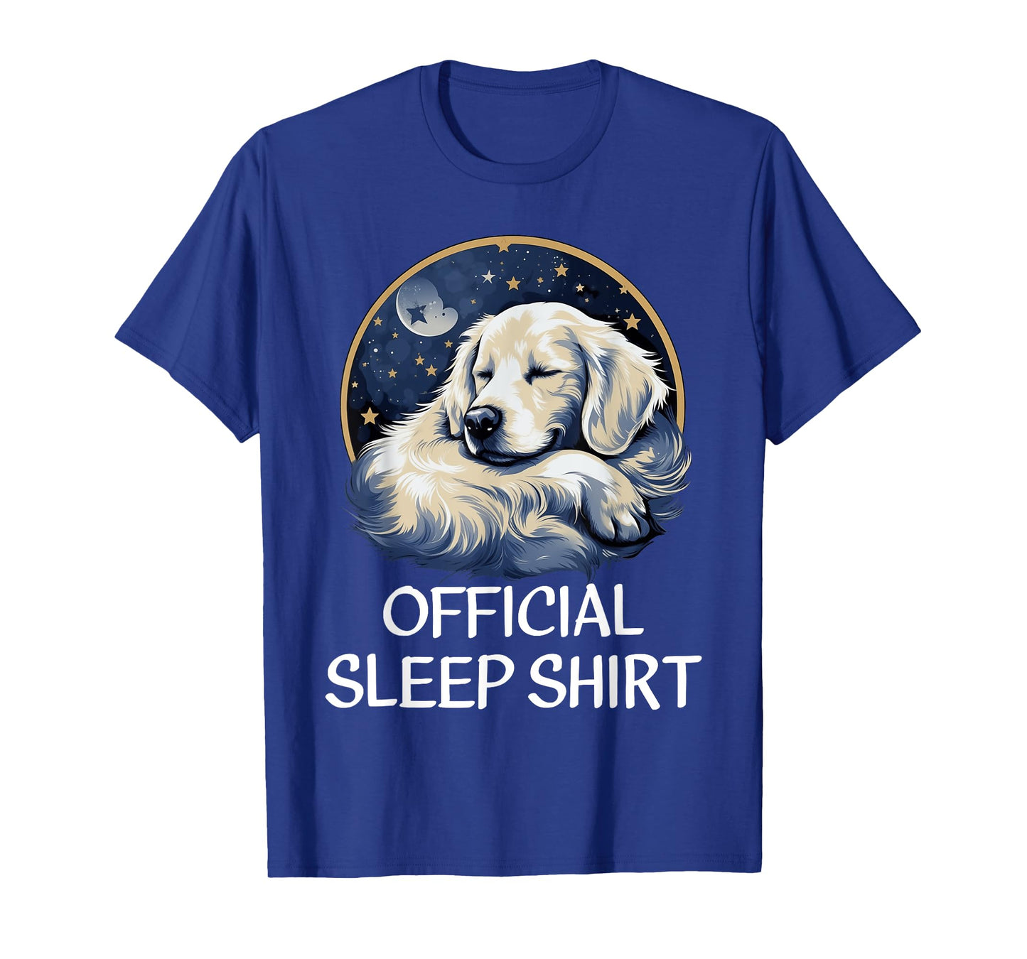 Official Sleep Shirt Golden Retriever Nightshirt Pajama T-Shirt