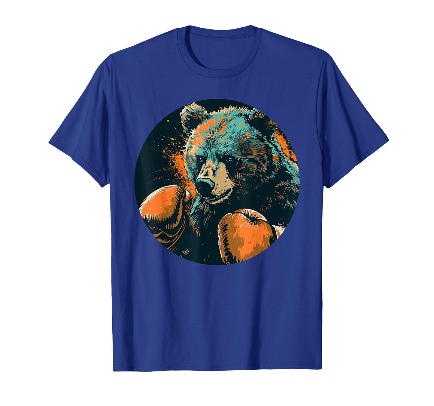 Cool looking bear with boxing gloves for man and woman T-Shirt