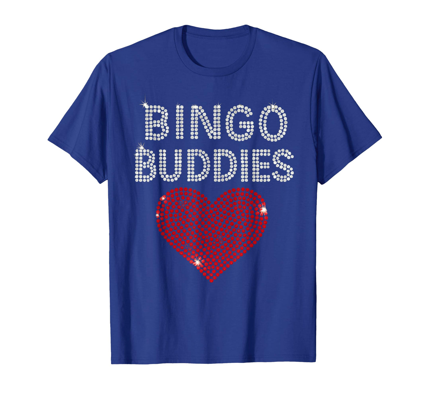 Bingo Buddies Bingo Lover Cute Heart Funny Game Women Girls T-Shirt