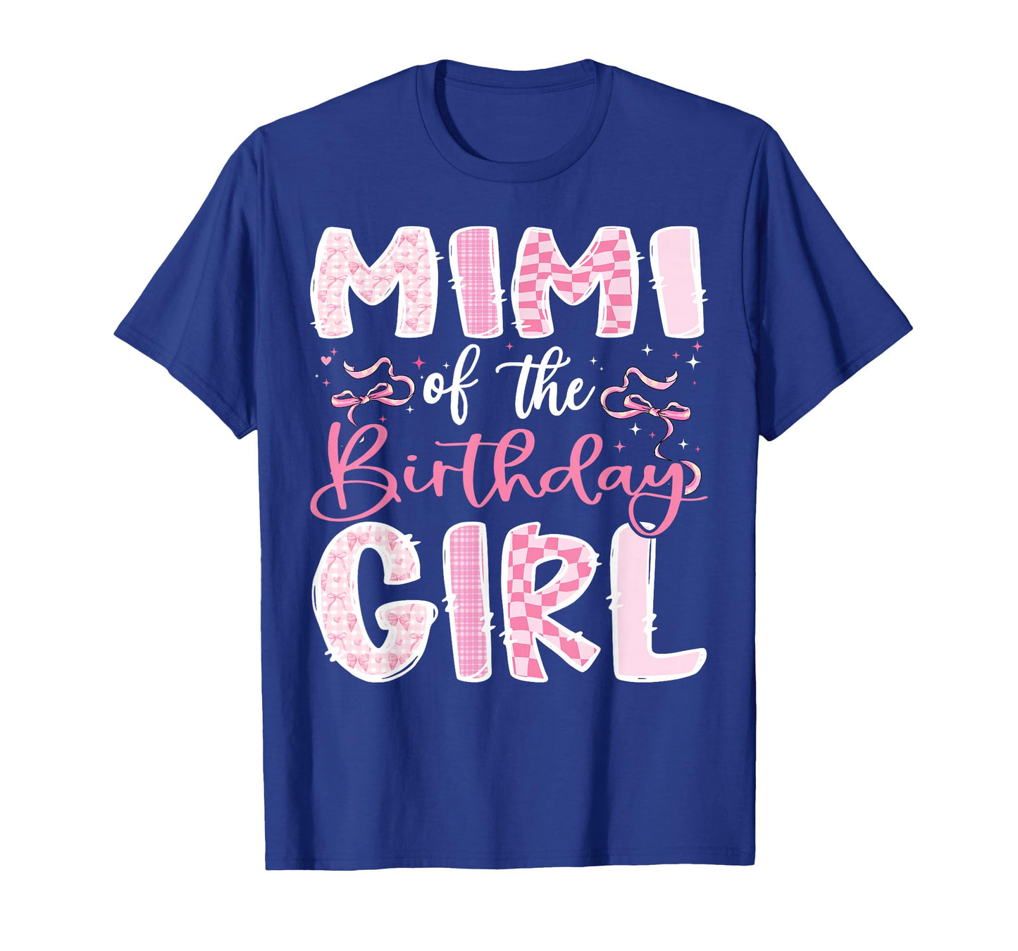 Mimi of The Birthday Girl Pink Coquette Bow Family T-Shirt