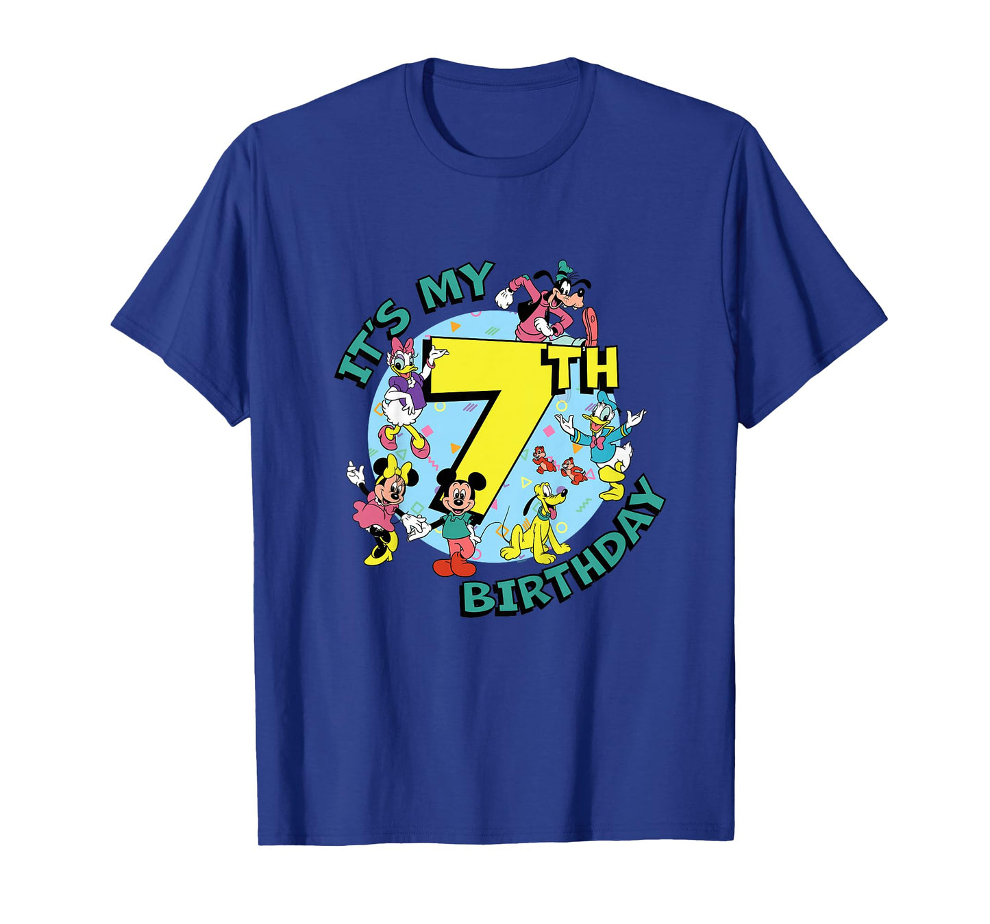 Disney Mickey and Friends It’s My Seventh 7th Birthday T-Shirt