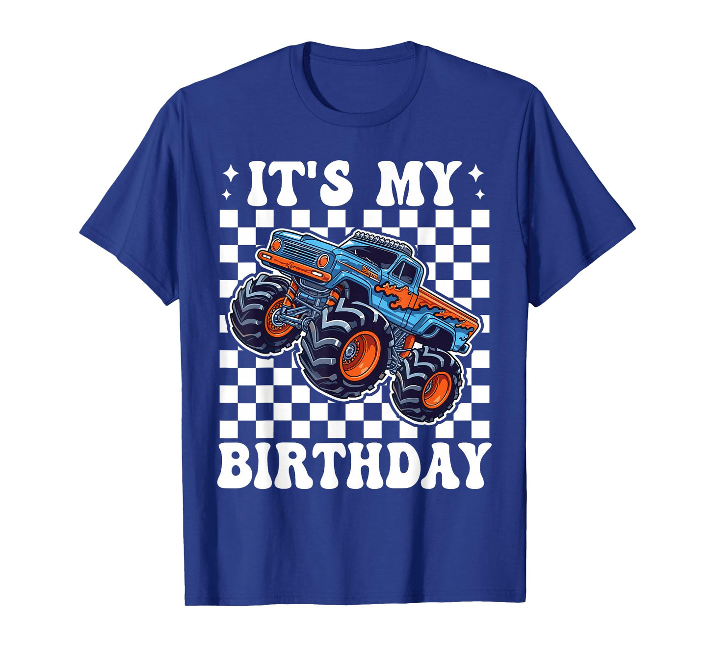 It's My Birthday Monster Truck Car Gifts Birthday Boys T-Shirt
