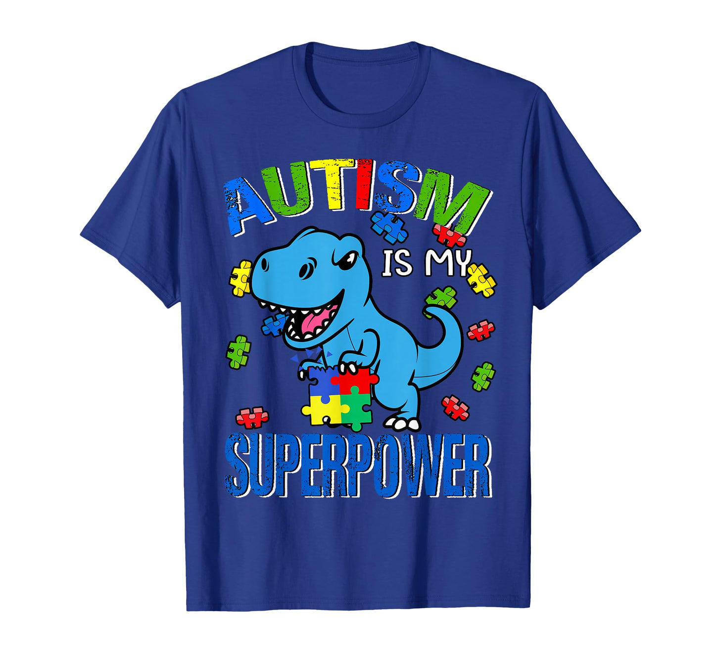 Autism Awareness Is My Superpower Kids Boys T-Shirt