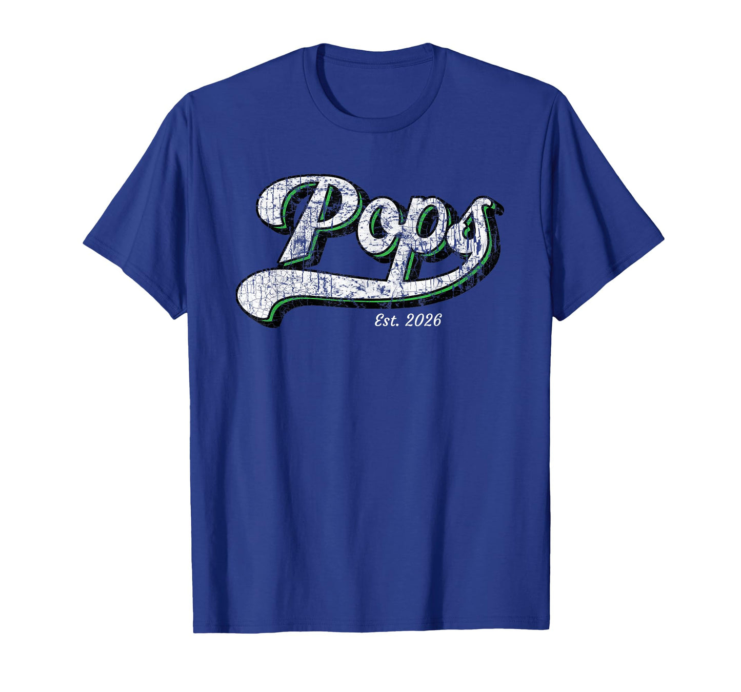 Pops New Grandpa Est 2026 T-Shirt