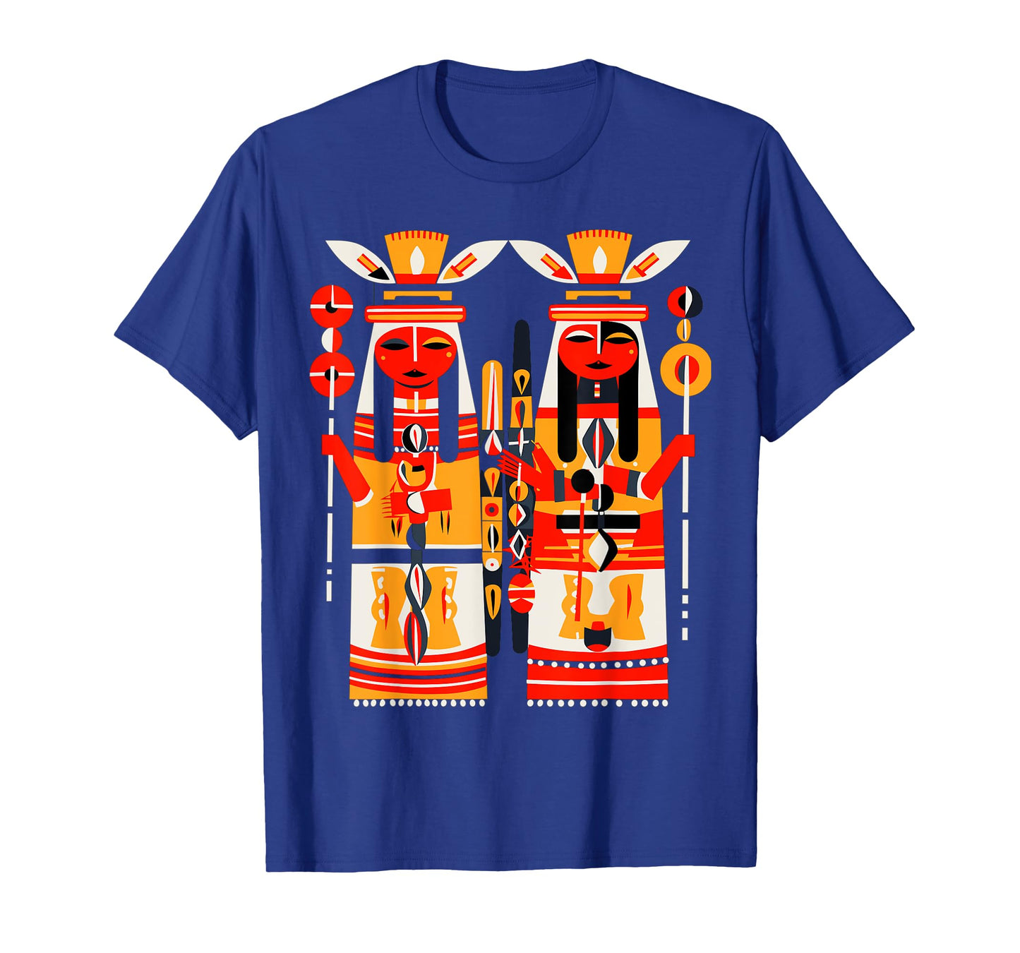 Native American Art Style Hopi Katsina Dolls T-Shirt