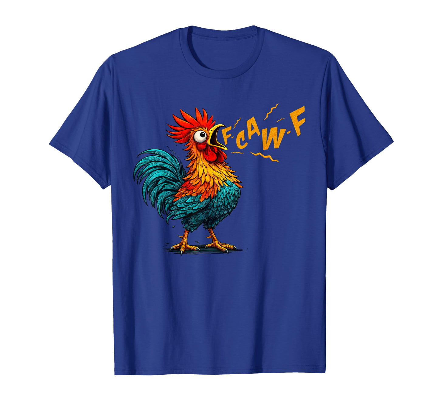 Funny Bird Fcawf Chicken F Caw F Rooster Whisperer Fawk Off T-Shirt