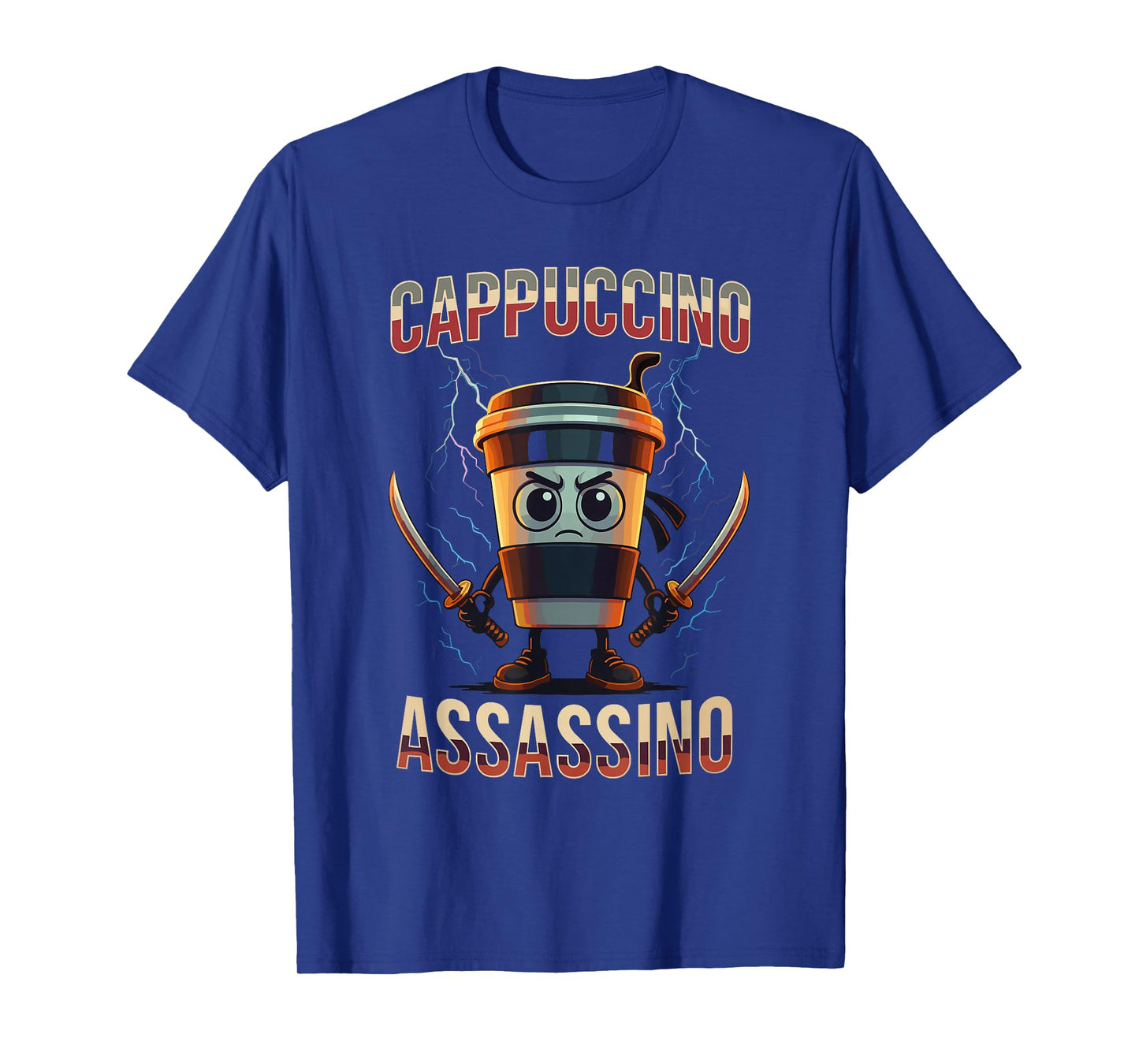 Surreal Italian Brainrot Cappuccino Assassino Meme T-Shirt