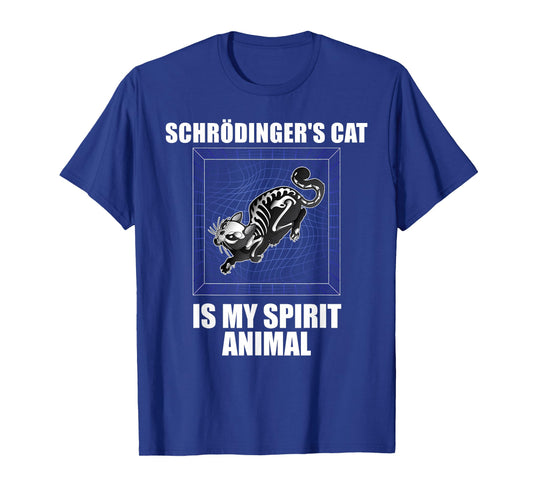 Physics Quantal Student Nerd Dead Alive Schrödinger Cat T-Shirt