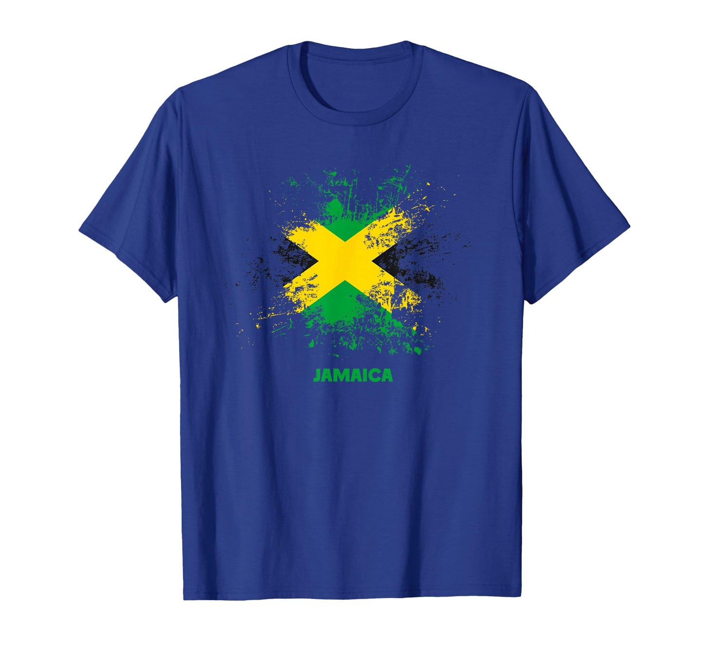 Jamaican Splatter Flag, Vintage Jamaica Flag T-Shirt