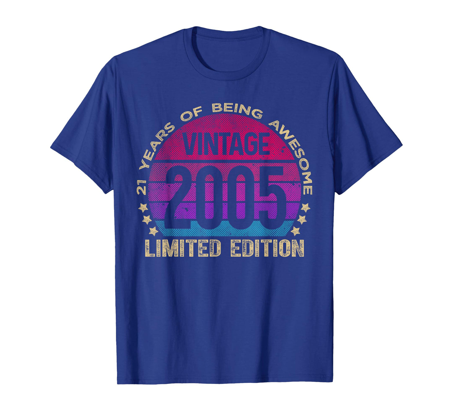 21 Year Old Gifts Vintage 2005 Limited Edition 21st Birthday T-Shirt