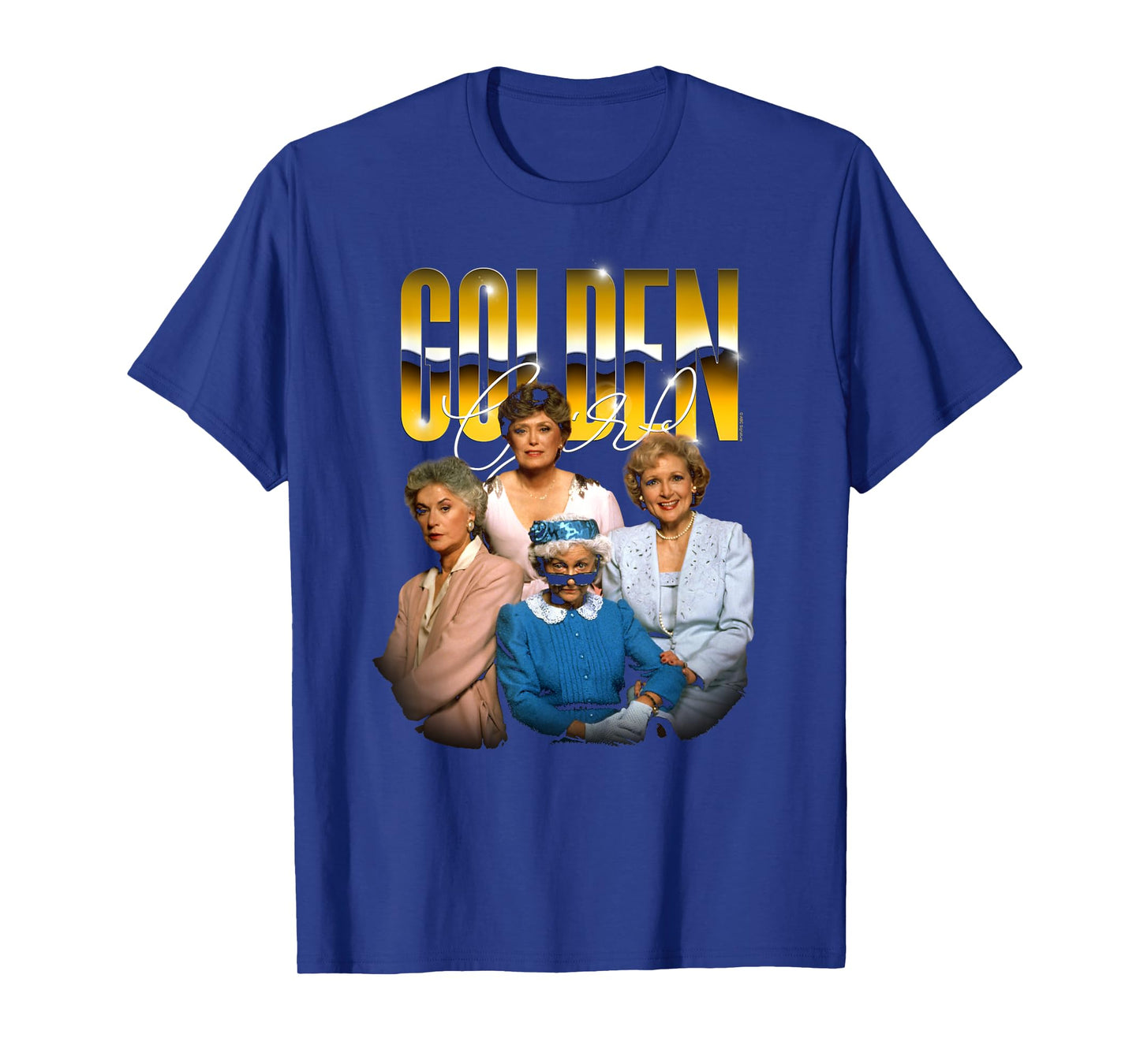 The Golden Girls Golden Chrome Funny TV Show T-Shirt