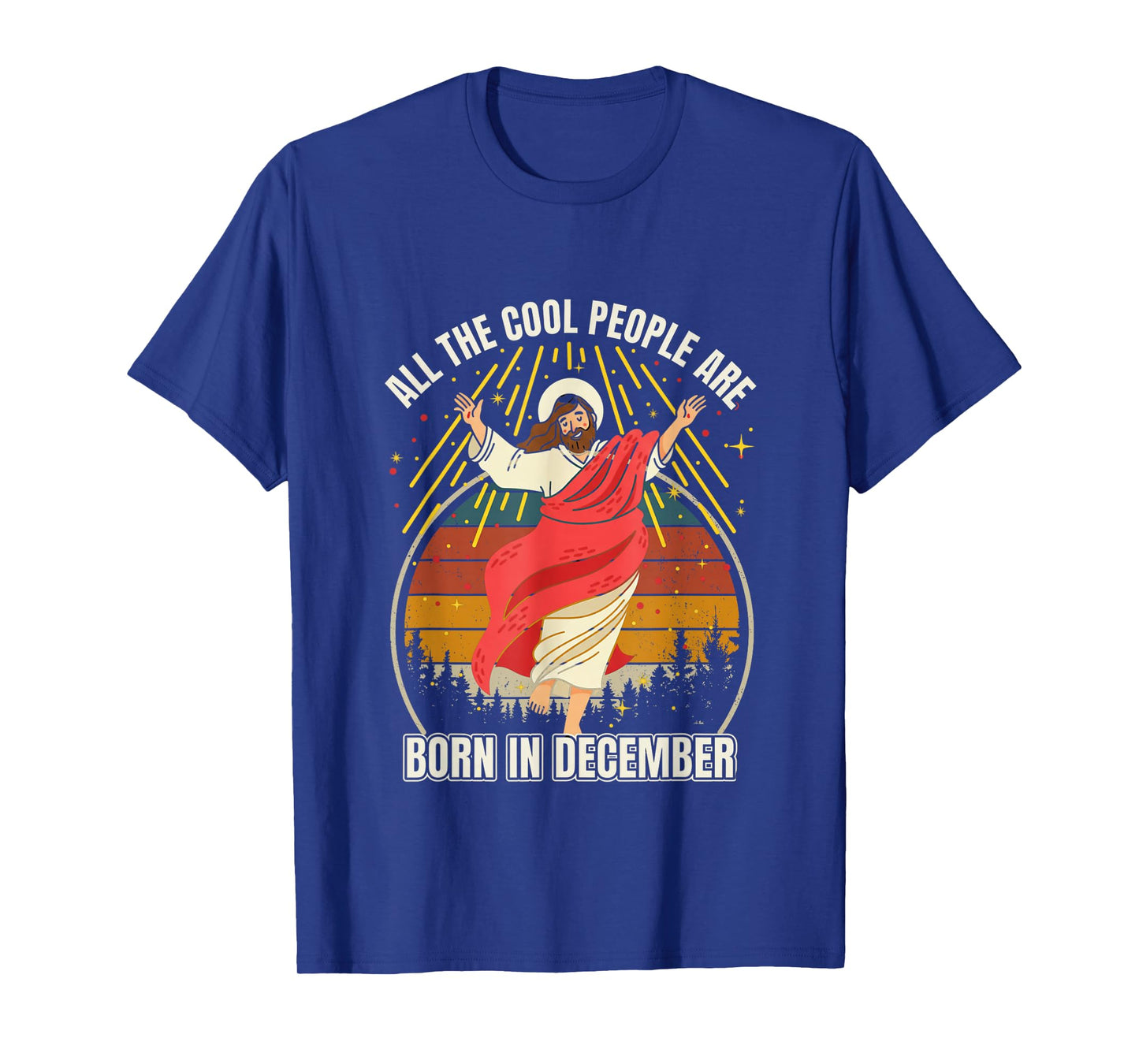 Funny Cool People are Born in December Christmas Bday T-Shirt