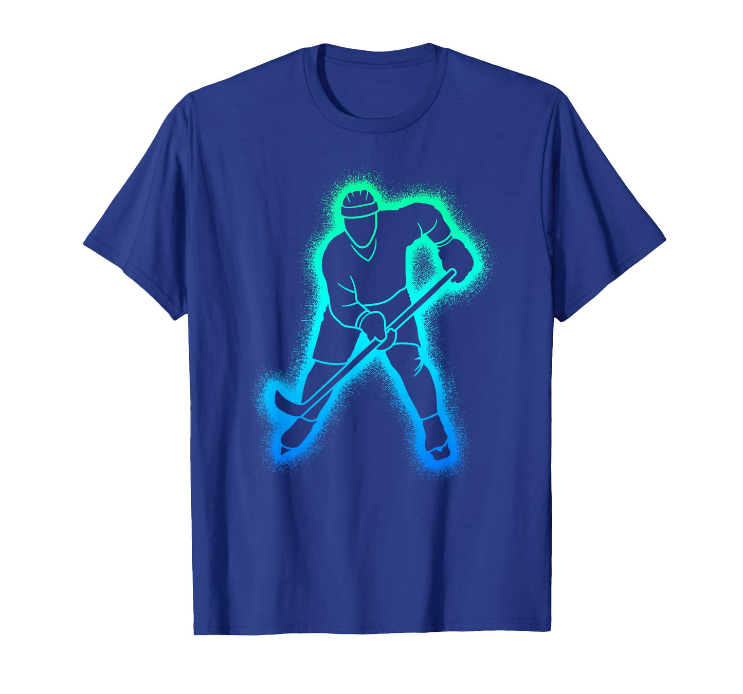 Hockey Player Kids Men Boys Ice Hockey T-Shirt