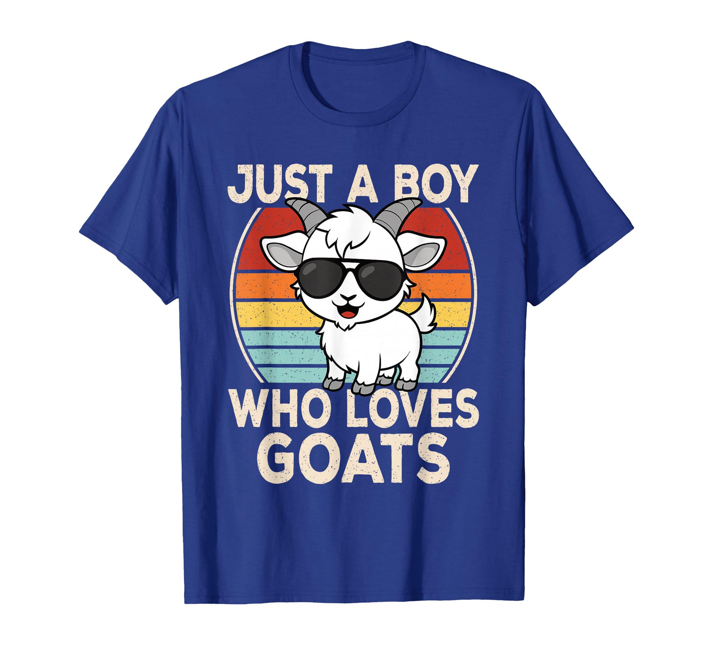Just A Boy Who Loves Goats Goat Lover Boys Kids T-Shirt