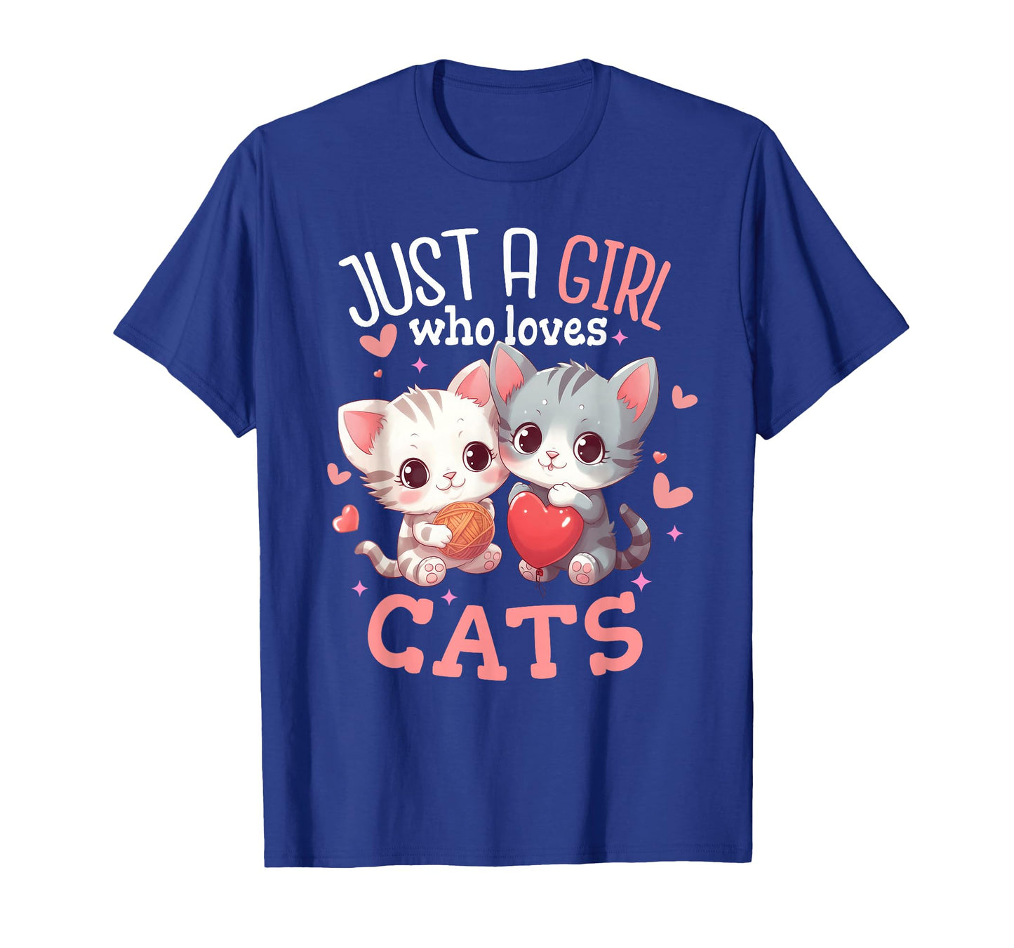 Just a girl who loves Cats Shirt Cute Cat lover Gifts T-Shirt