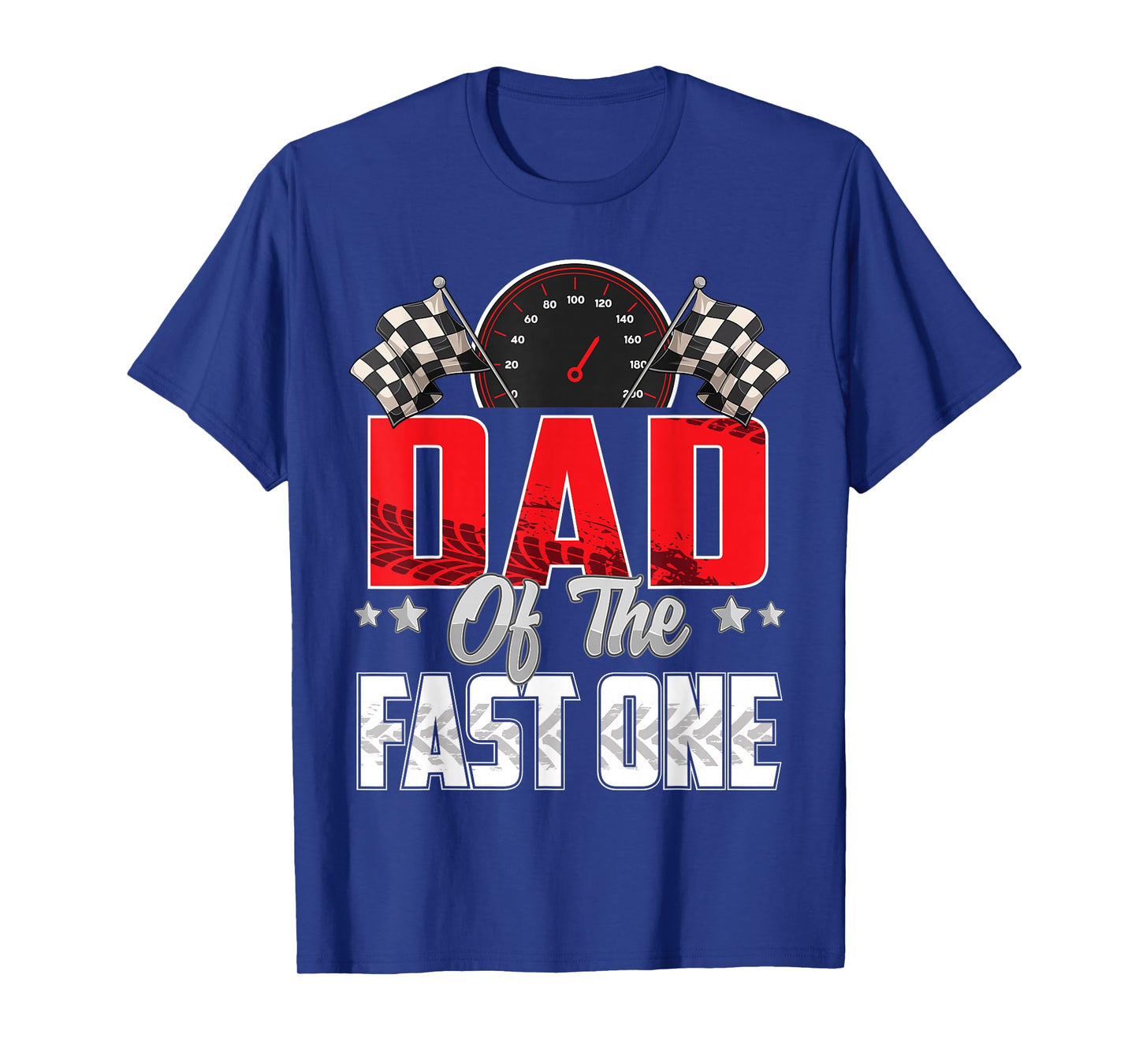 1 year old racing car fast one birthday 1st Family Dad T-Shirt