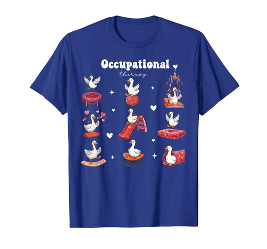 Valentines Occupational Therapy Silly Goose OT Therapist T-Shirt