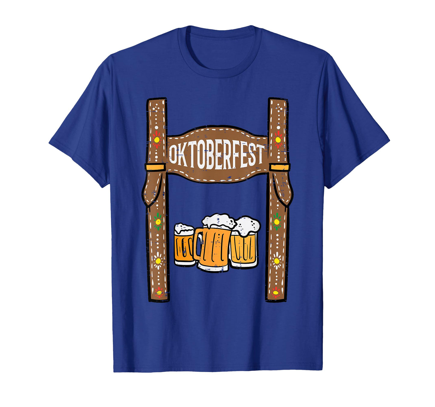 Oktoberfest Lederhosen Costume German Bavarian Festival Men T-Shirt