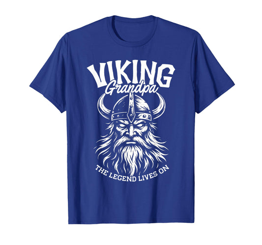 Viking Grandpa, Norse Mythology Grandfather, Viking Costume T-Shirt
