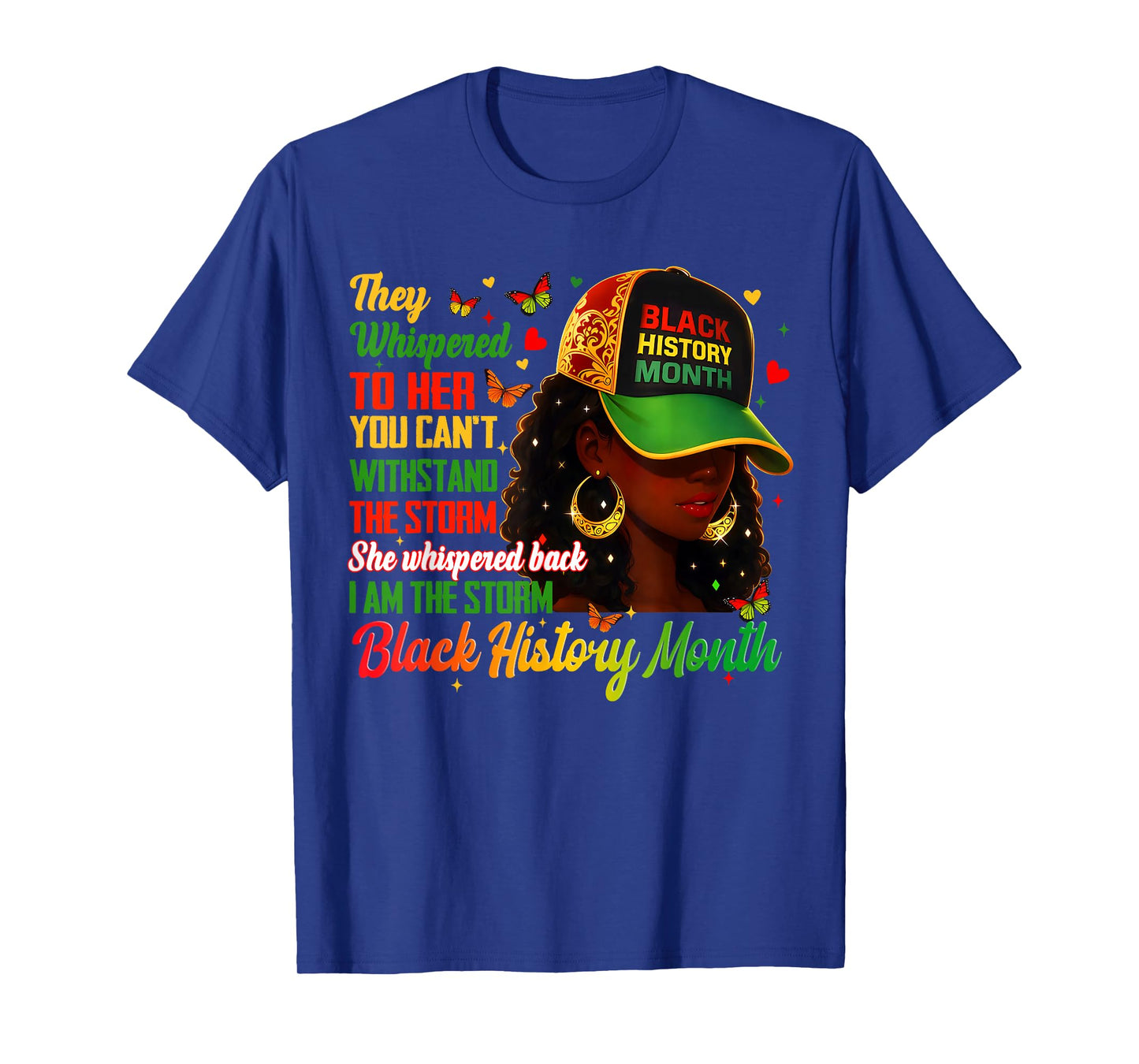 I am Black Pride Black History Month African Outfit Women T-Shirt