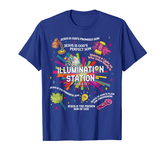 Illumination Station VBS 2026 Bible School Christian Lights T-Shirt