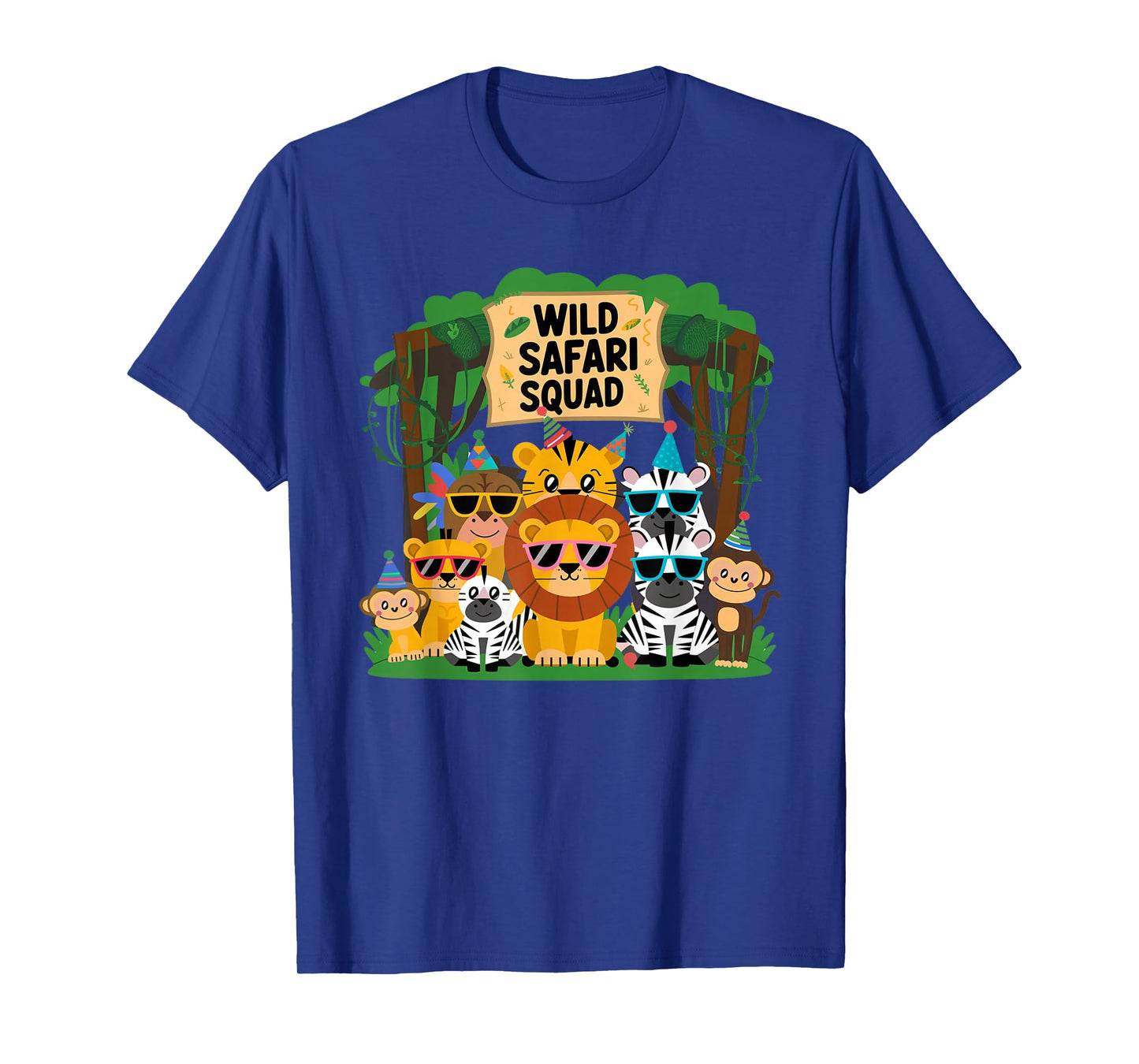 Safari Squad Party Tee for Kids Birthday T-Shirt